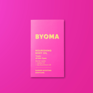 BYOMA Nourishing Body Oil 200ml, Barrier‑Boosting Hydrating Body Oil with Jojoba Oil & Sea Buckthorn Oil for All Skin Types
